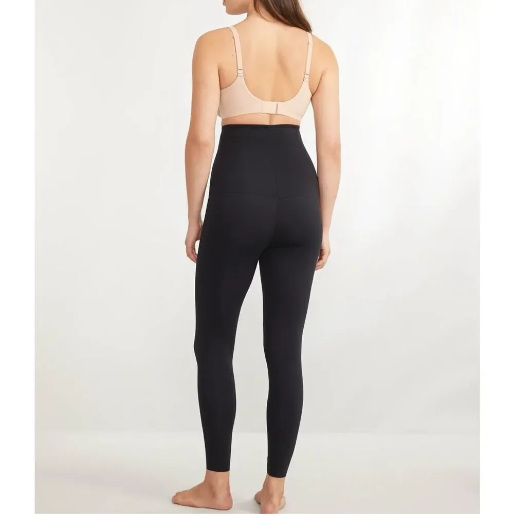 LEONISA NWT High-Waist Firm Control Compression Legging Black XL